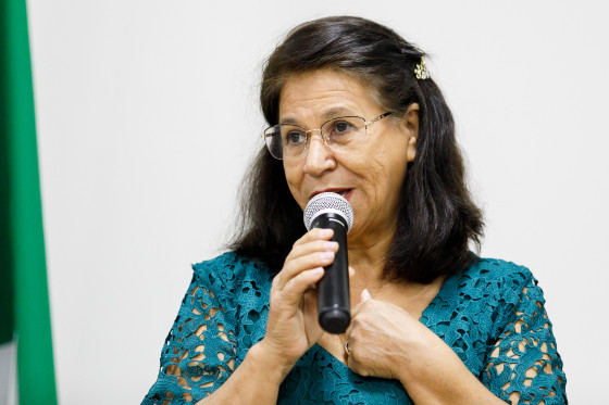 Secretária municipal de Educação de Cuiabá, Solange Dias