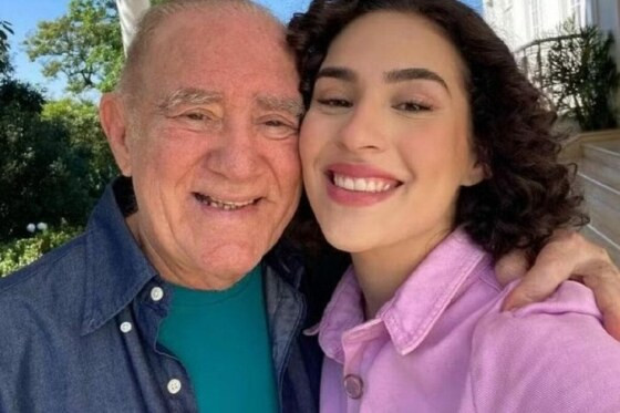 Livia e Renato Aragão