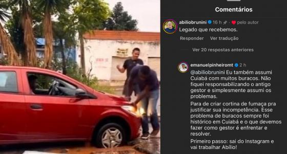 Abílio e Emanuel treta