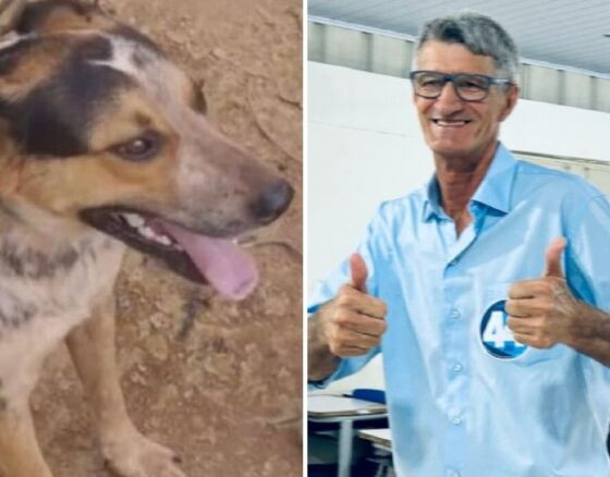 Chico Gambá e o cachorro Bolsonaro