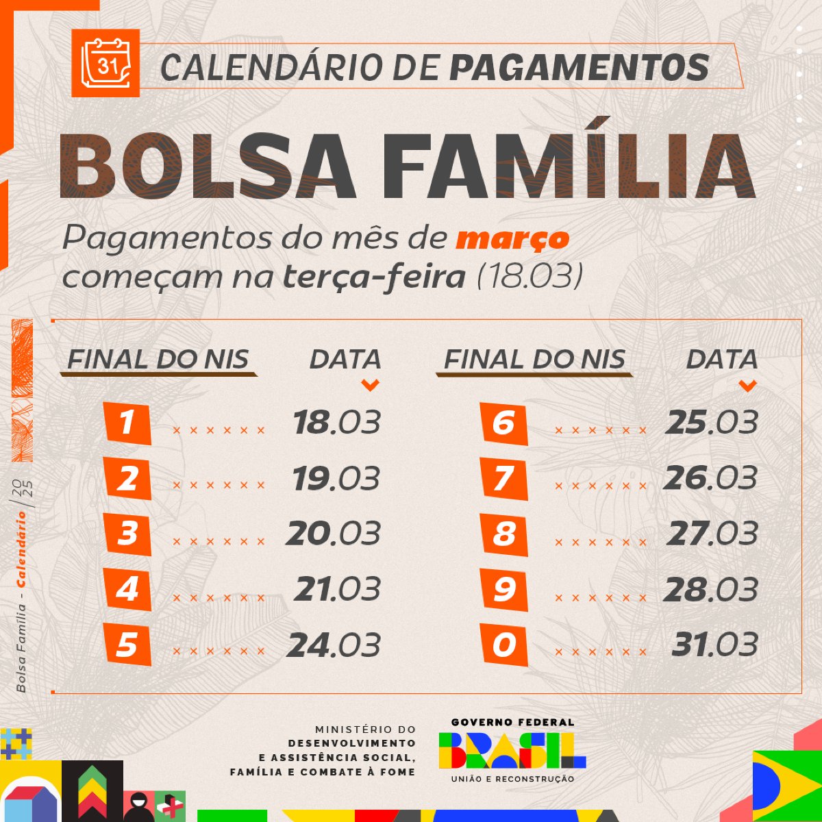 CALENDÁRIO 2025