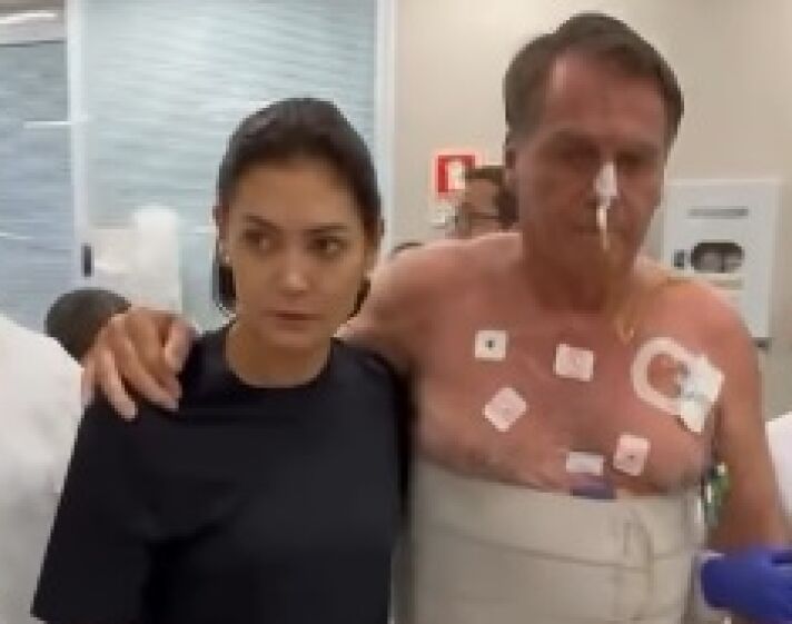 Michelle Bolsonaro e Jair