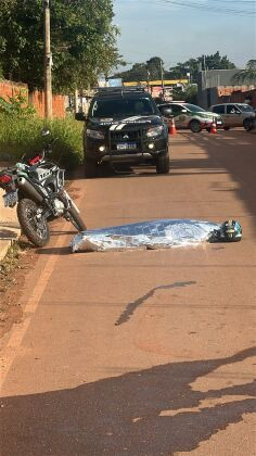 motociclista mal subito