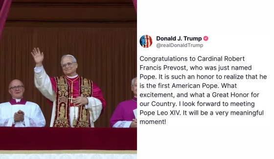 PAPA LEÃO XIV E DONALD TRUMP.JPG