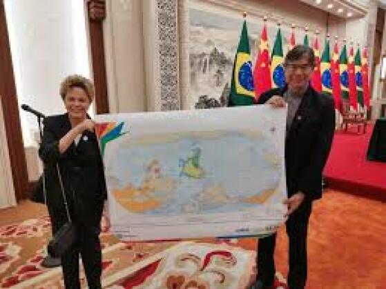 dilma mapa mundi