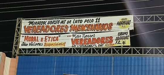 mirassol protesto 