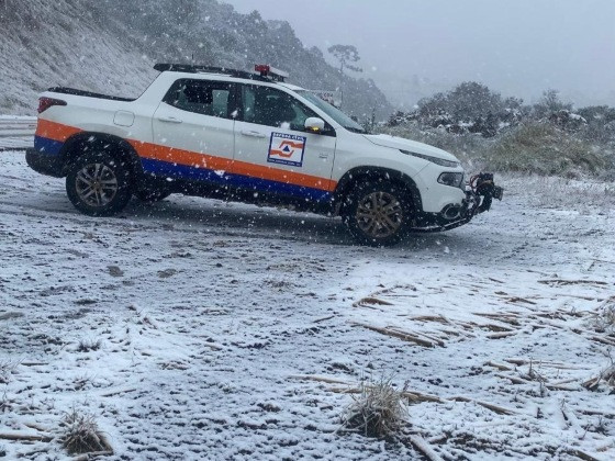 Neve Santa Catarina frio 