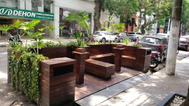 parklet Blém do para estacionamento