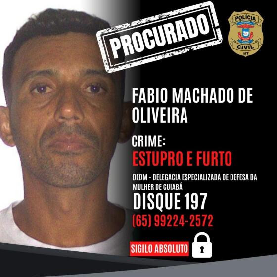 fabio estupro furto procurado
