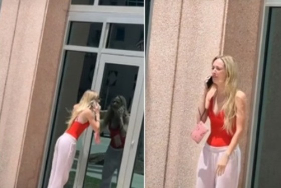 Influencer tem conta banida no Tiktok e é vista chorando na sede da rede social