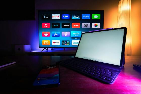 TV e notebook