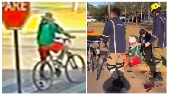 acidente sinop ciclista atropel