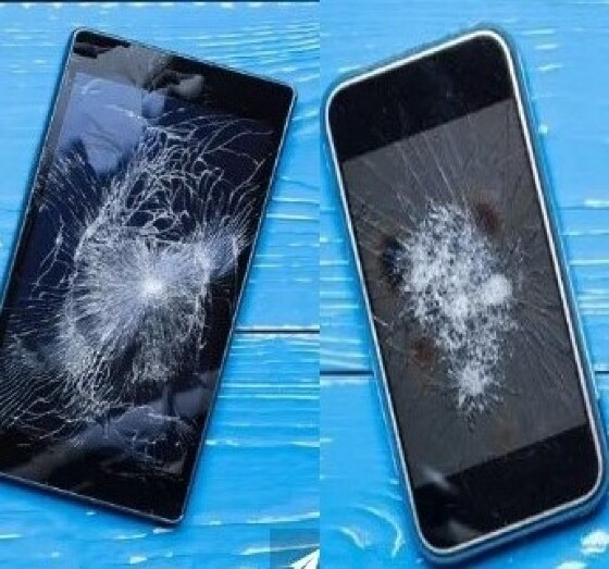 celulares quebrados 