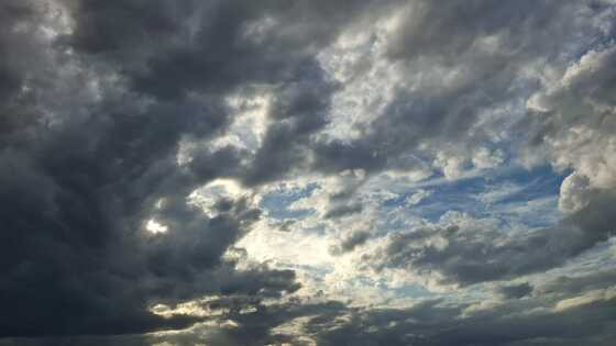céu nublado