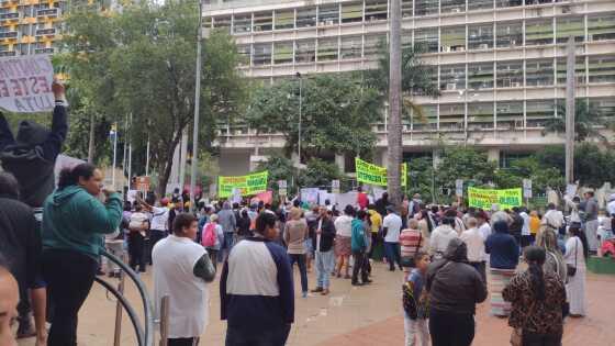 protesto contorno leste