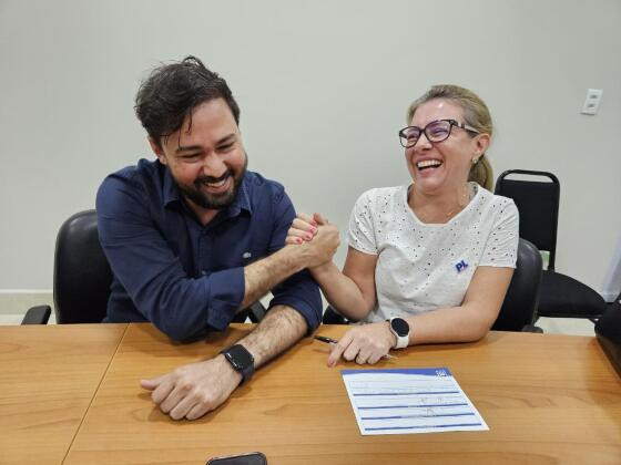 Flávia Moretti e Bruno Rios