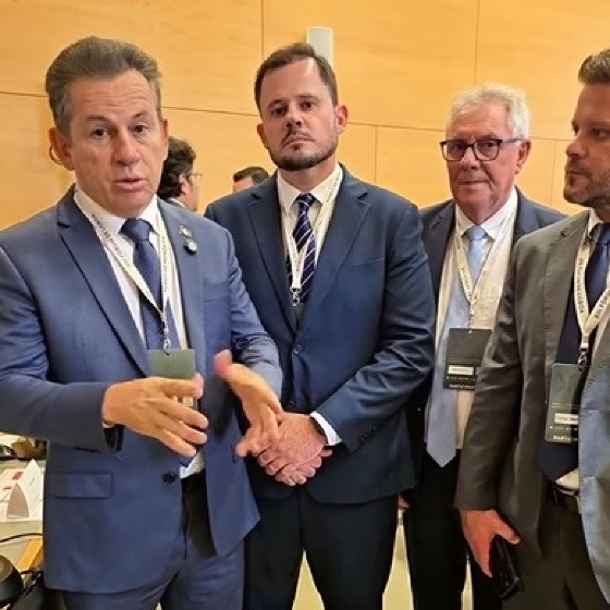 Mauro Mendes e presidente da Aprosoja MT
