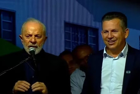 Lula e Mauro Mendes