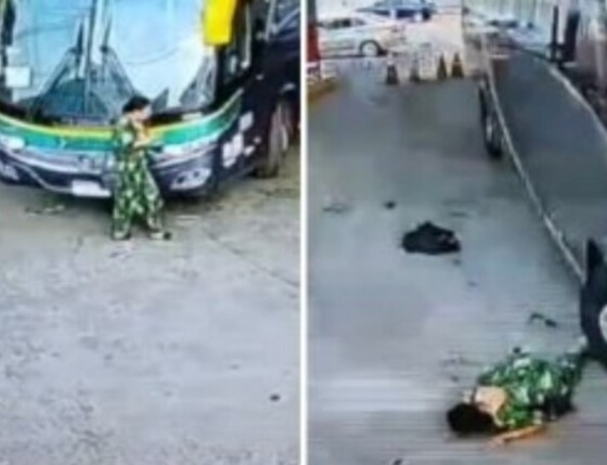 Mulher atropelada 