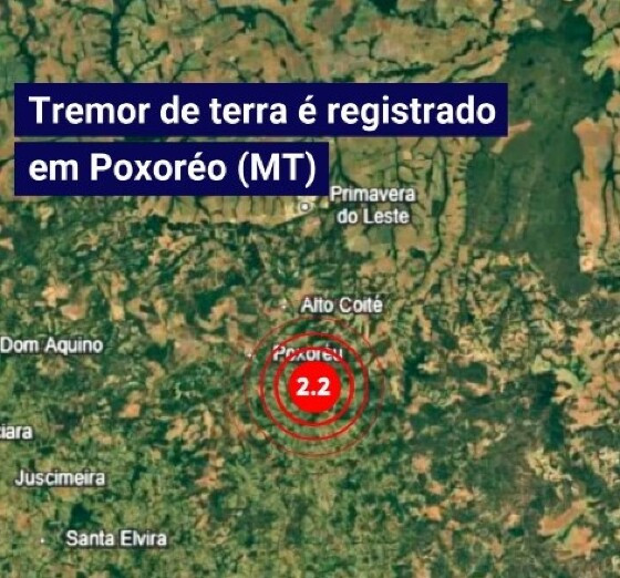 terremoto poxoréu