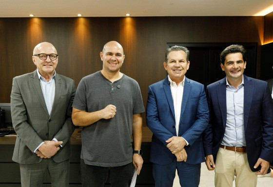 Mauro Mendes, Abilio Brunini, Otaviano Pivetta e Fabio Garcia