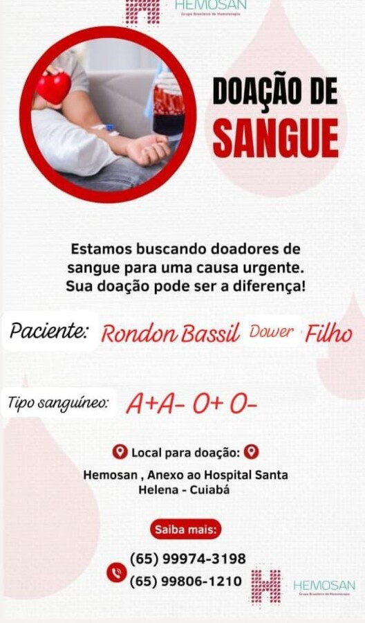 campanha doação de sangue