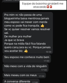 Mensagem de Baixinha