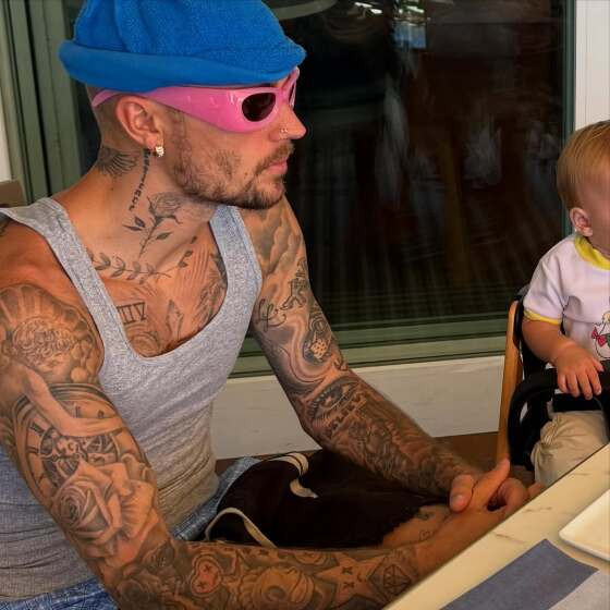 Justin Bieber com filho