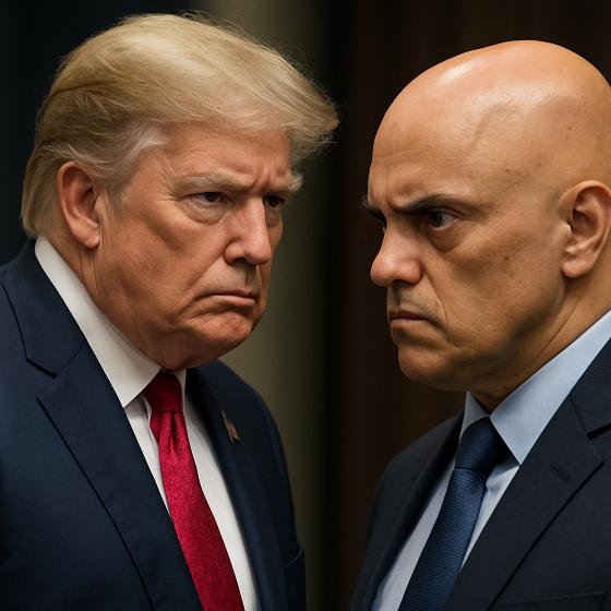 trump e moraes