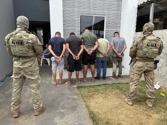 Vídeos mostram prisão de suspeitos de roubo a banco em Brasnorte; veja o momento da captura