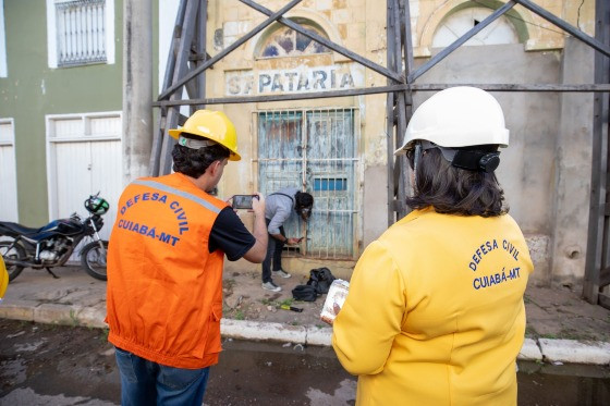 Vistoria prédio tomado Iphan