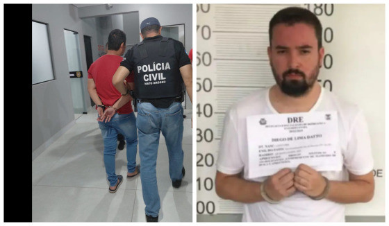 Da esquerda para direita: Thiago Massashi Sawamura, o "Japonês” e o DJ Diego de Lima Datto