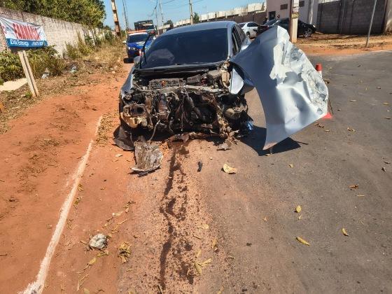 Civic destruído 
