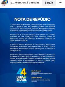 Vereador chama prefeita de “cachorra viciada” e gera onda de repúdio na classe política em MT