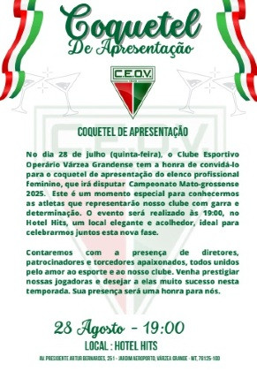 convite operário