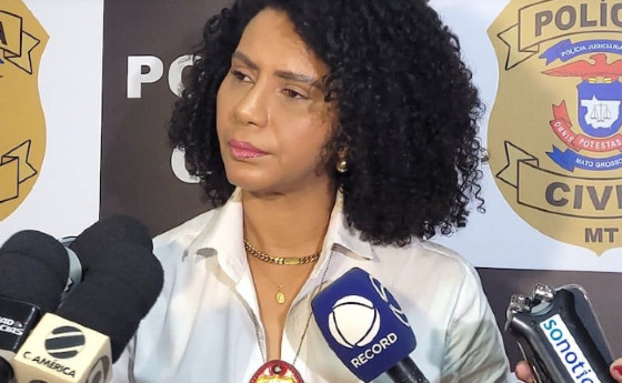 Delegada de Polícia Civil, Renata Evangelista.
