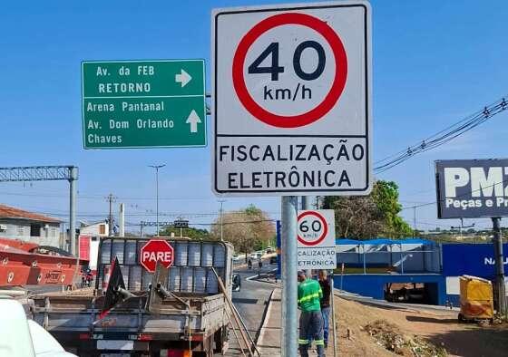 novo limite de velocidade