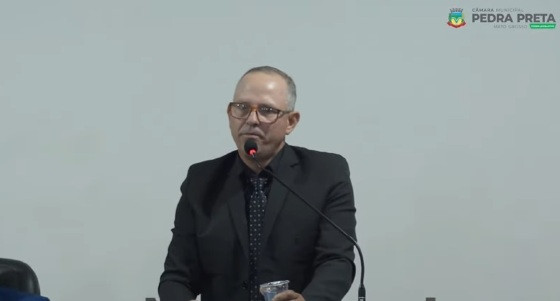 O vereador por Pedra Preta é alvo de comissão processante por quebra de decoro. 