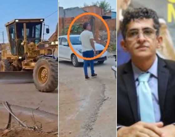 O vereador por Cuiabá, Cezinha Nascimento (União Brasil), é acusado por moradores do Dr. Fábio de de impedir patrolamento de rua; ele, por sua vez, negou.