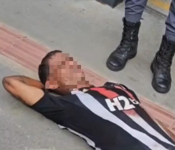 Homem é detido por tentativa de homicídio no Centro de Cuiabá