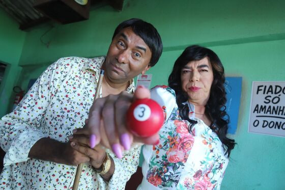 Nicolina e Laurenço, personagen do filme 'O Jogador'.