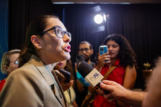 A deputada estadual Janaina Riva (MDB).