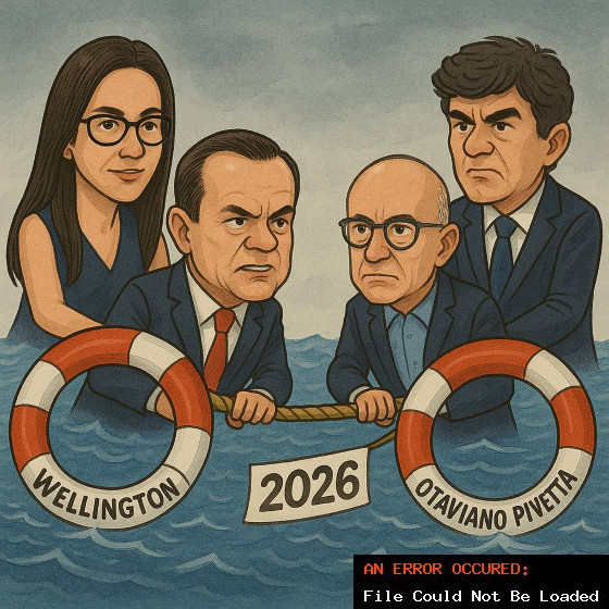 Charge janaina, pivetta, medeiros e wellington