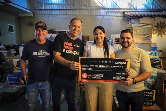 braseiro entrega de doações