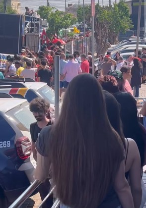 Manifestantes contrários a anistia promoveram ato no CPA