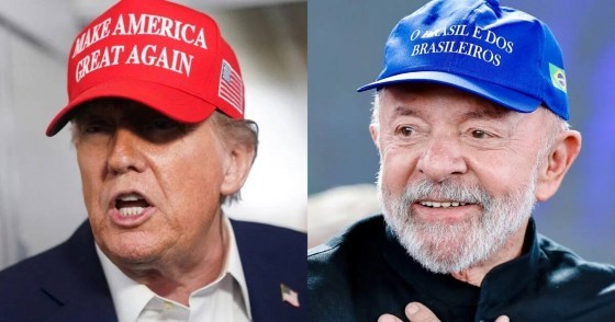TRUMP COM BONE MAGA E LULA COM BONE O BRASIL E DOS BRASILEIROS.jpg
