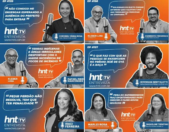 O podcast HNT TV Entrevista completou 160 episódios nesta sexta-feira (26).