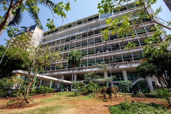 Palácio Alencastro, sede da Prefeitura de Cuiabá.