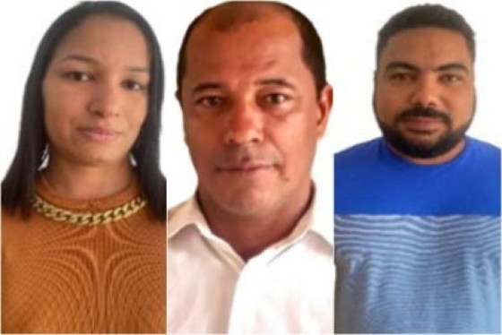 Edinei Aparecido, Manoel Pedro e Iolanda Ferreira
