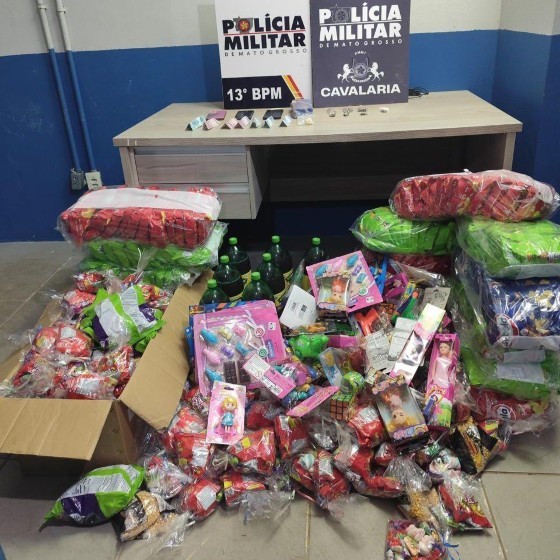 brnquedos e drogas em Lucas